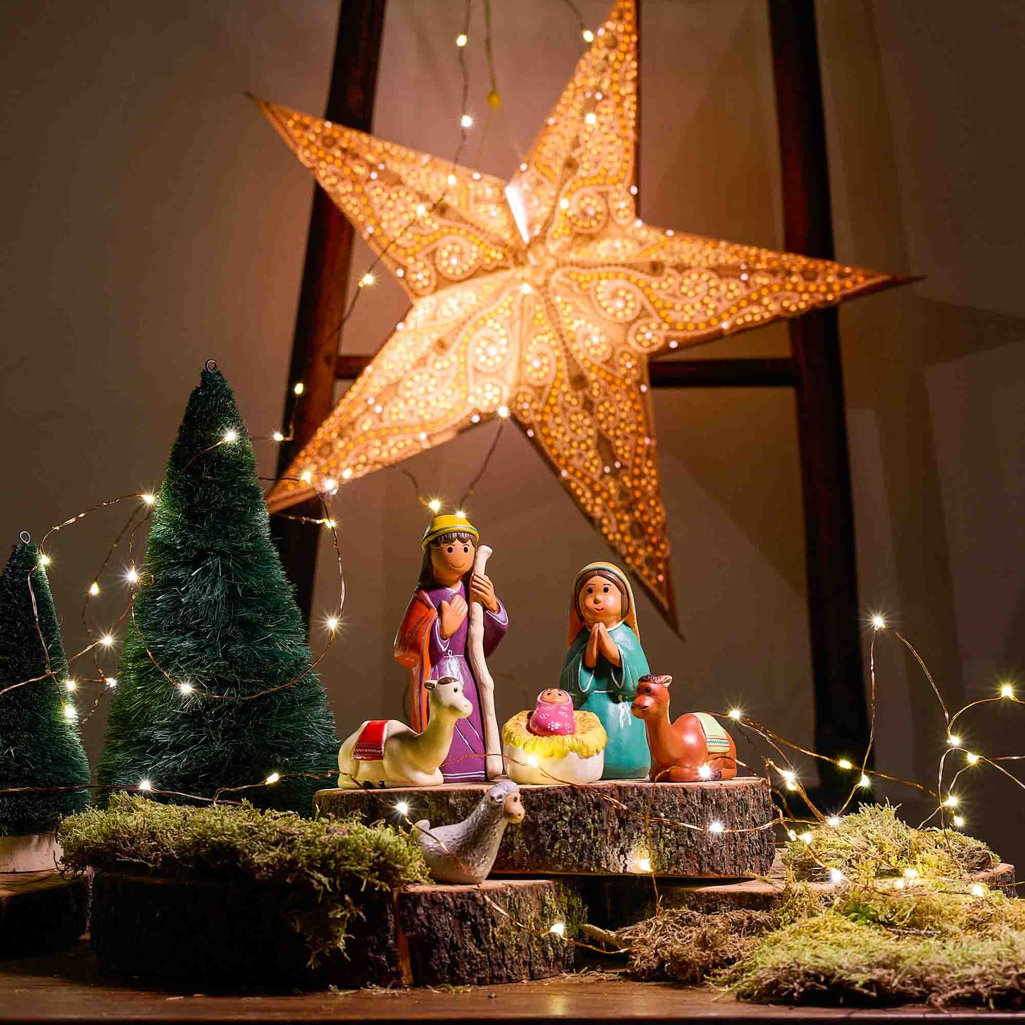 Presepe Contemplazione ceramica