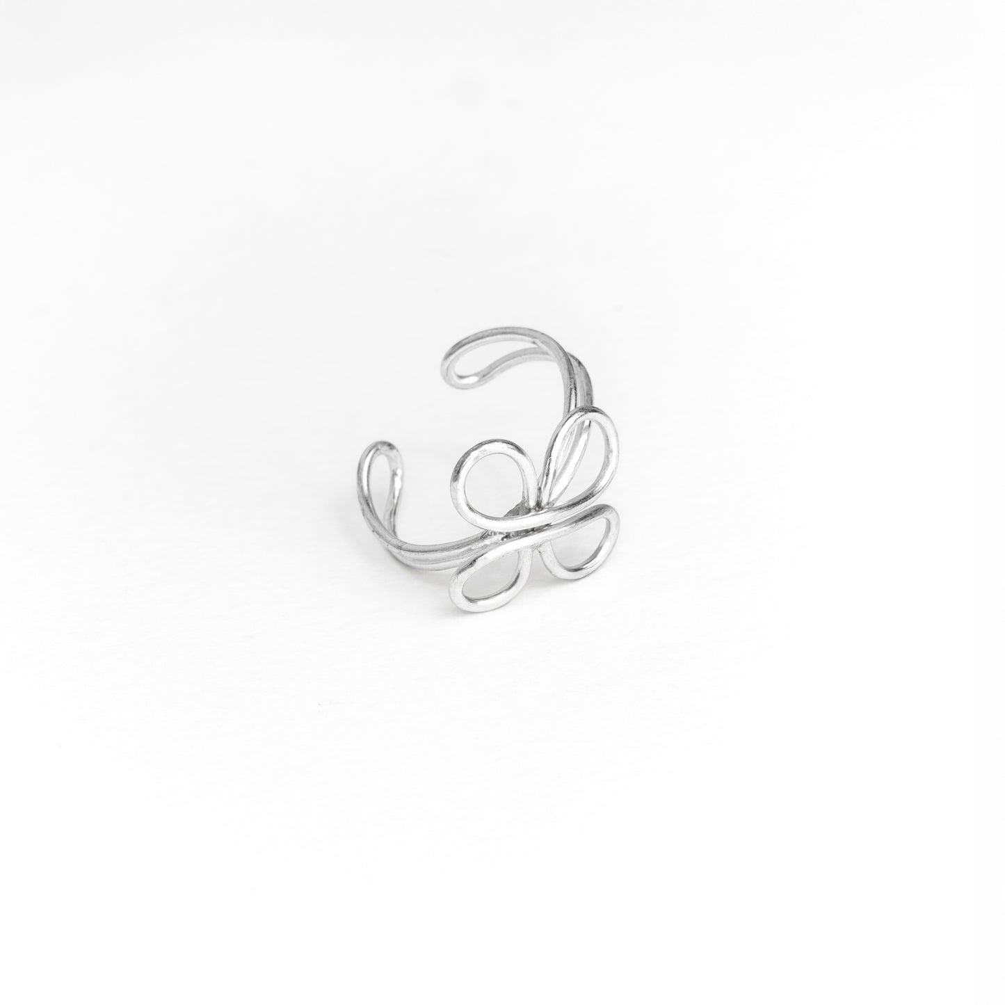 Anello Quadrifoglio ottone