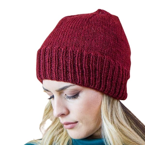 Berretto Menta lana interno felpato