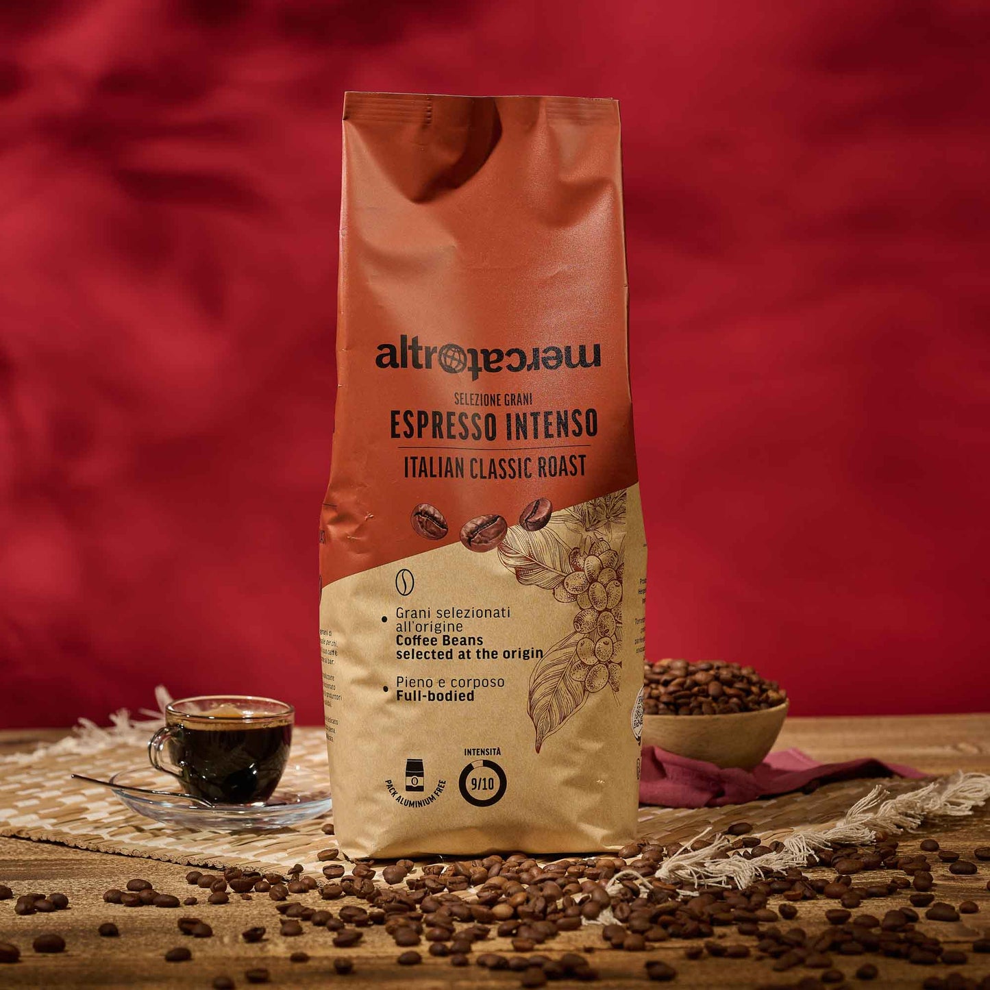 Caffè espresso intenso in grani | 1 kg