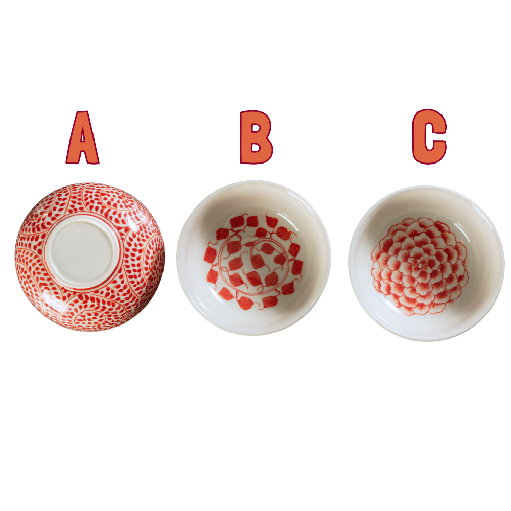 Ciotola Peonia ceramica