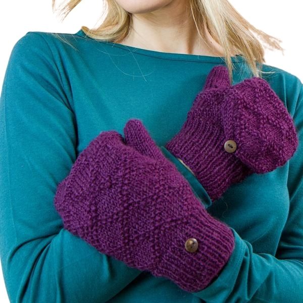 Guanti Rubina lana interno felpato