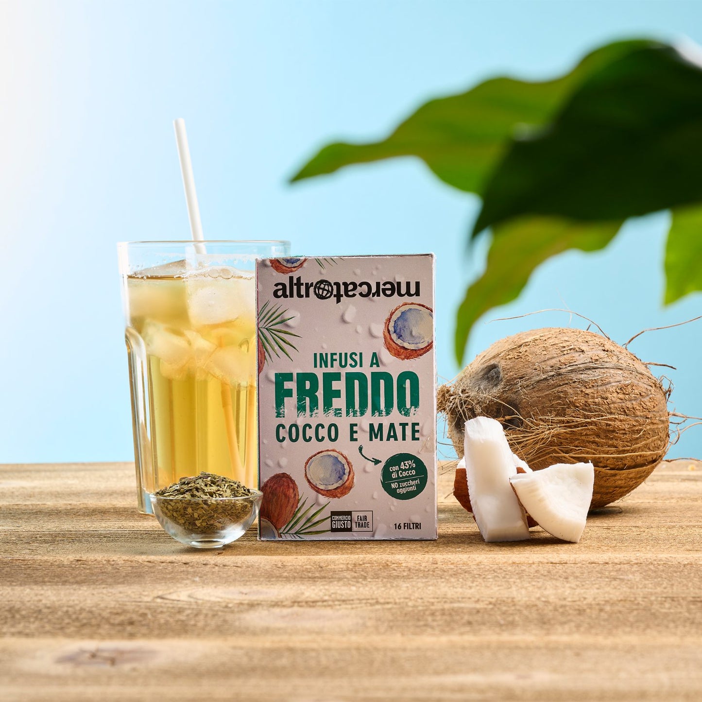 Infuso a freddo cocco e mate | 40 g