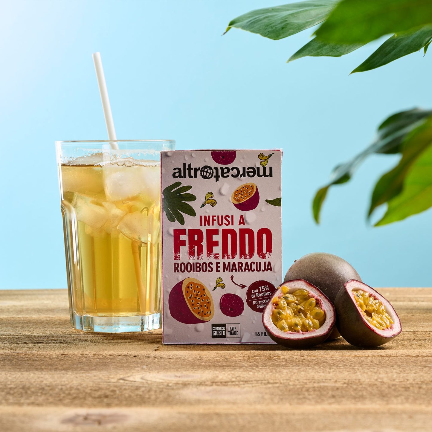 Infuso a freddo rooibos e maracuja | 40 g