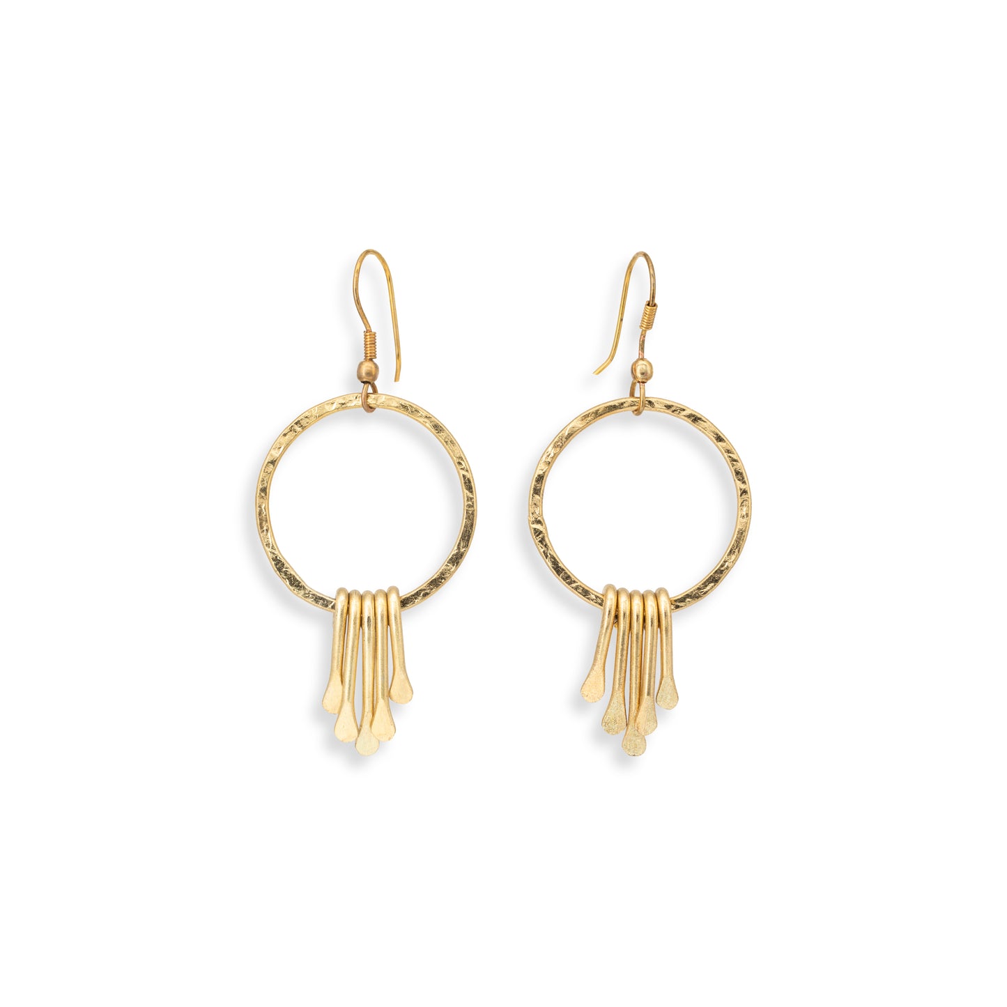 Orecchini Cascata ottone