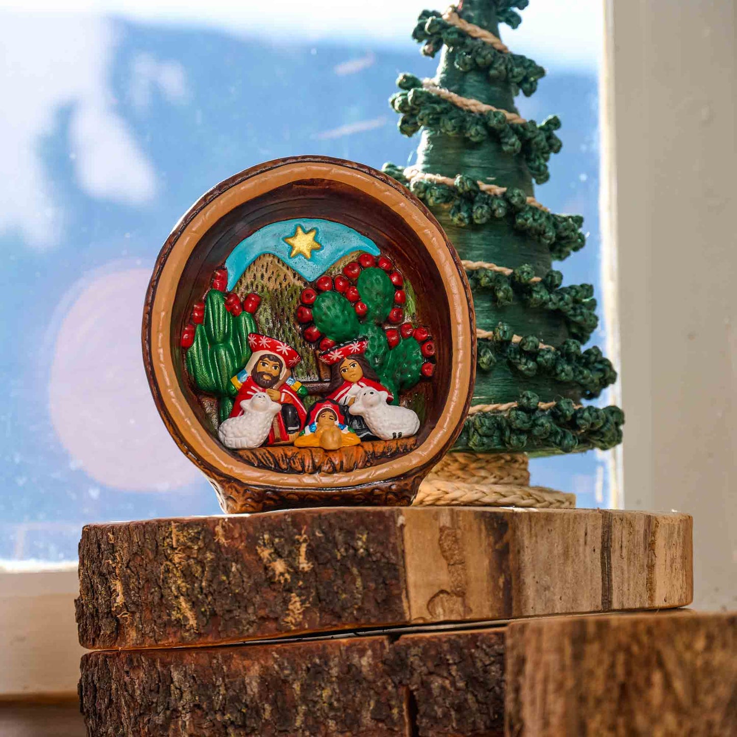 Presepe Paesaggio Cuzco ceramica