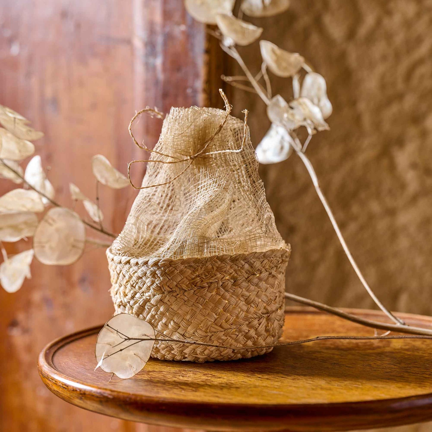 Sacchettino cilindrico sinamay