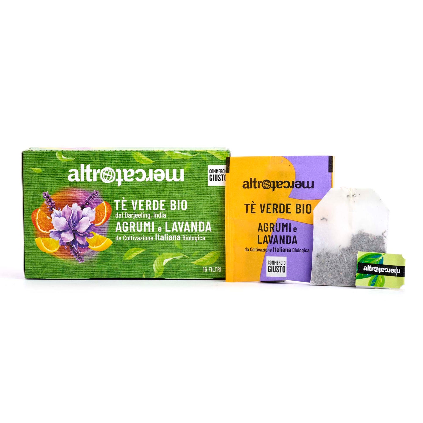 Tè verde Darjeeling agrumi e lavanda - bio | 16 filtri