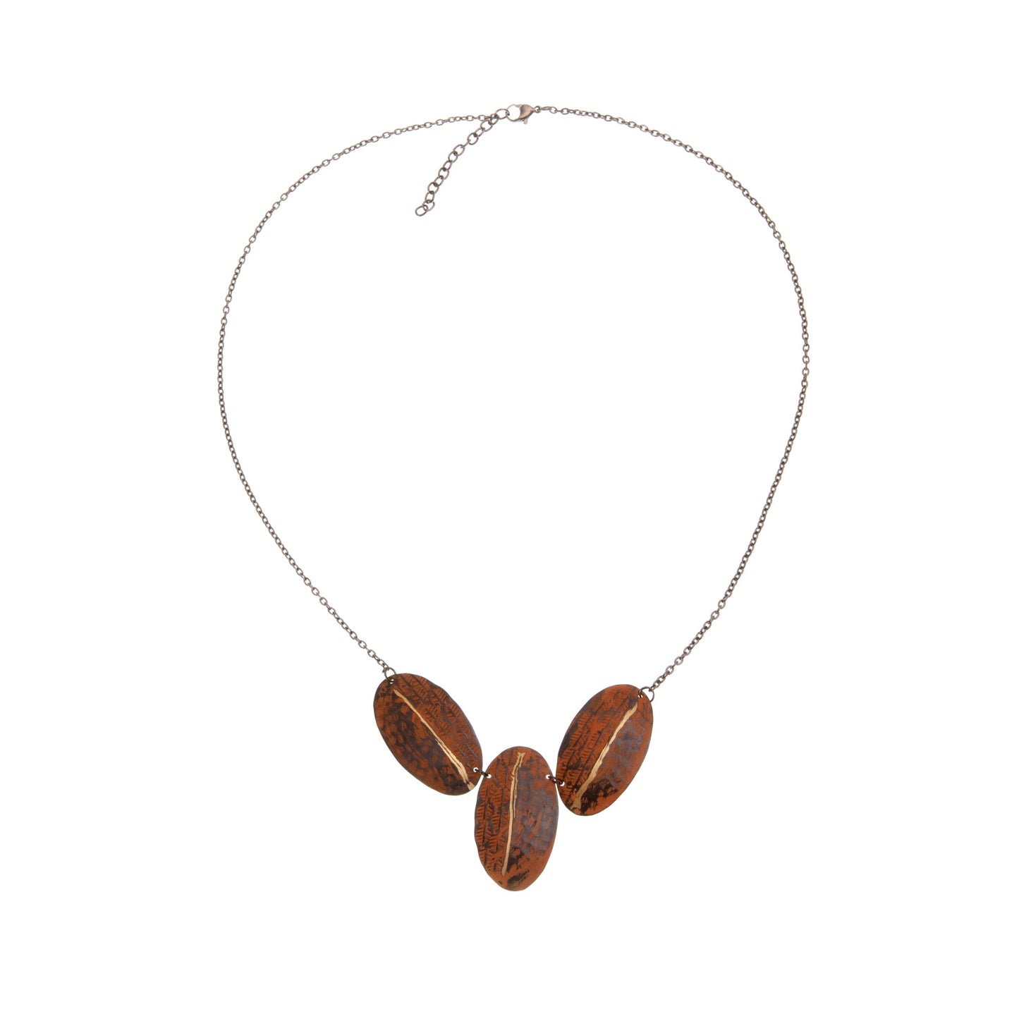 Collana Graffio ottone