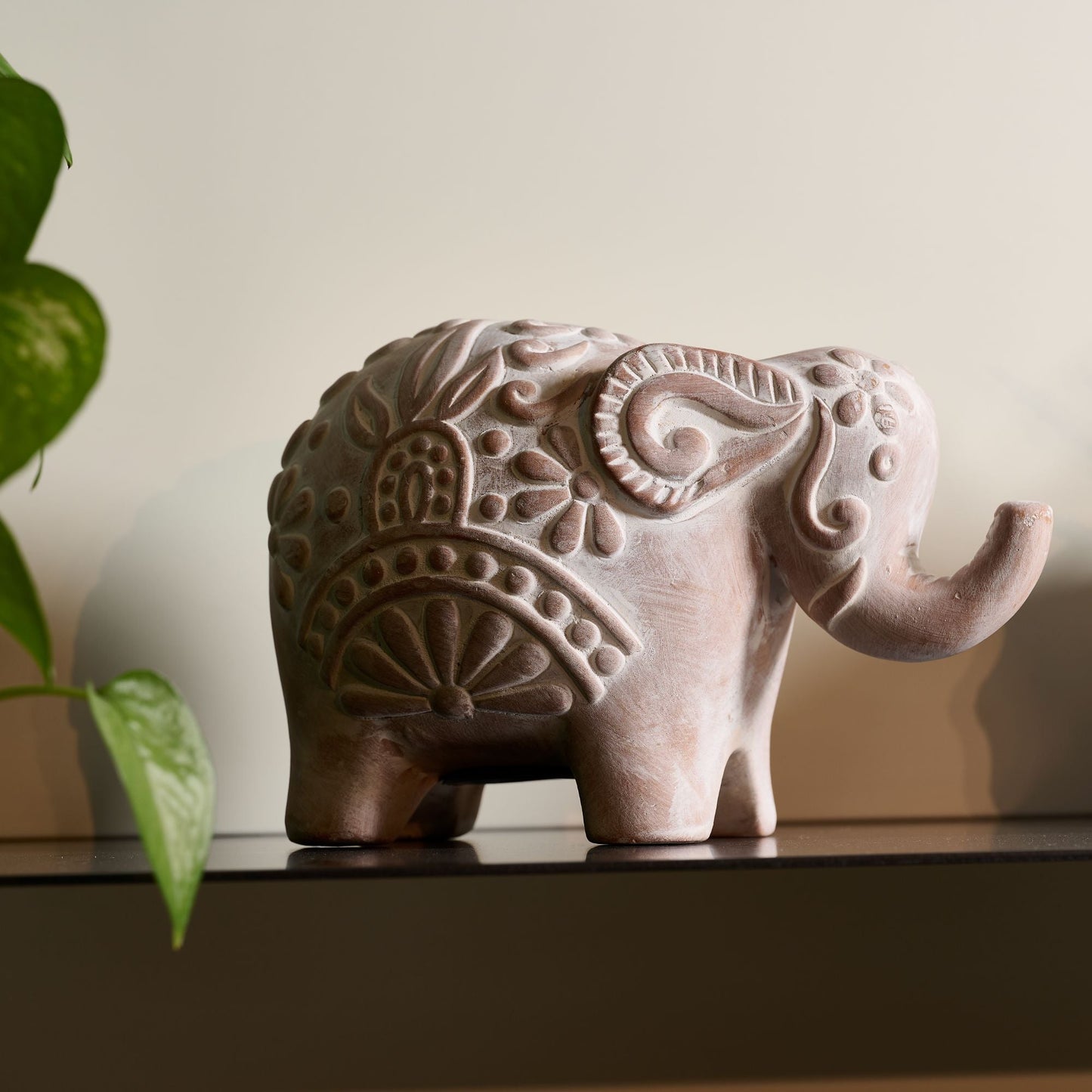 Salvadanaio Elefante terracotta