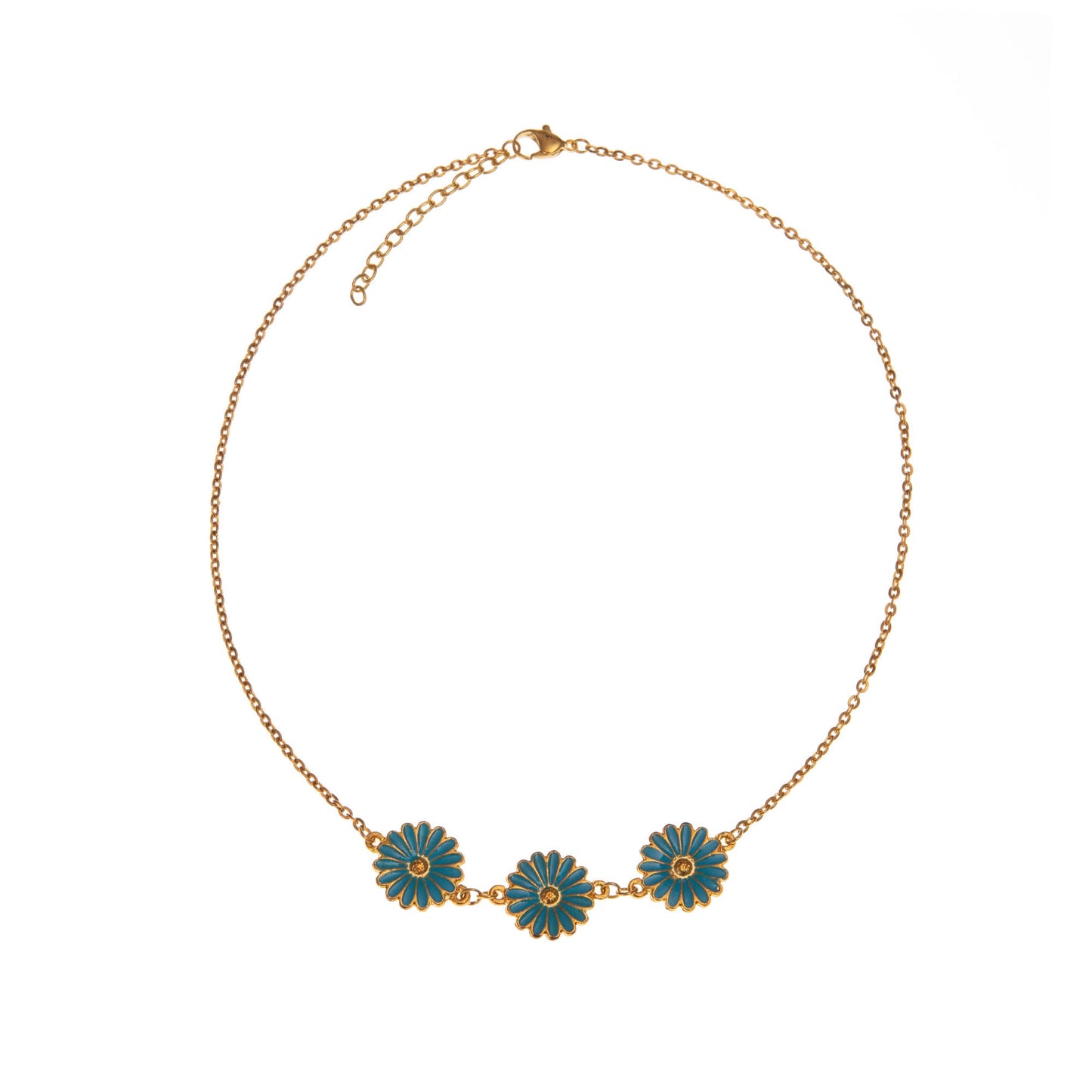 Collana Daisy ottone
