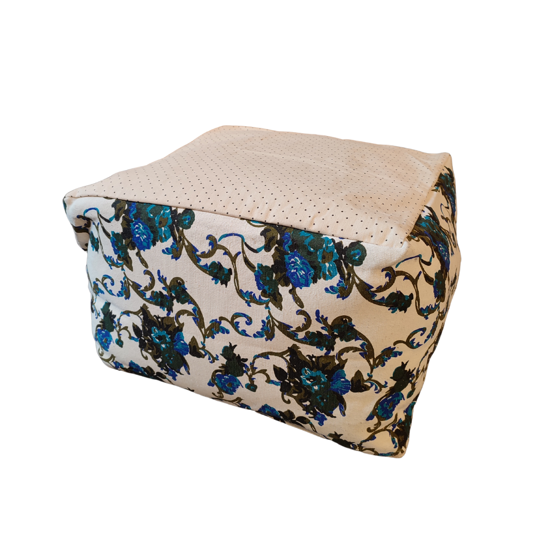 Pouf juta canvas