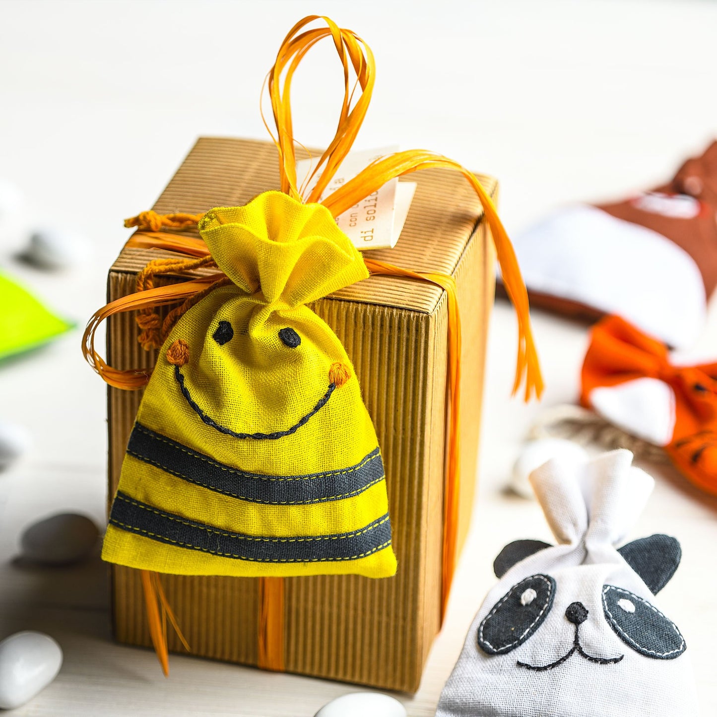 Kit 2 sacchettini Ape cotone