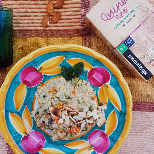 QUINOA REAL CON VERDURE E MANDORLE
