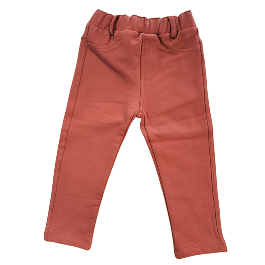 Pantaloni felpati cotone bio