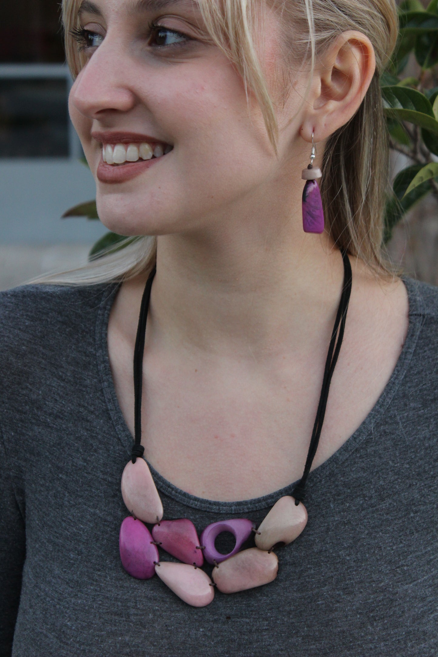 Orecchini Mood tagua