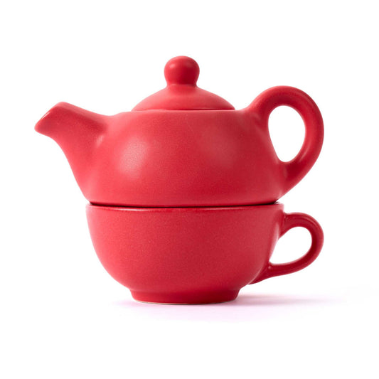 Kit teiera e tazza ceramica