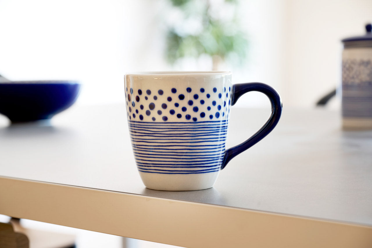Mug Dot Stripes ceramica