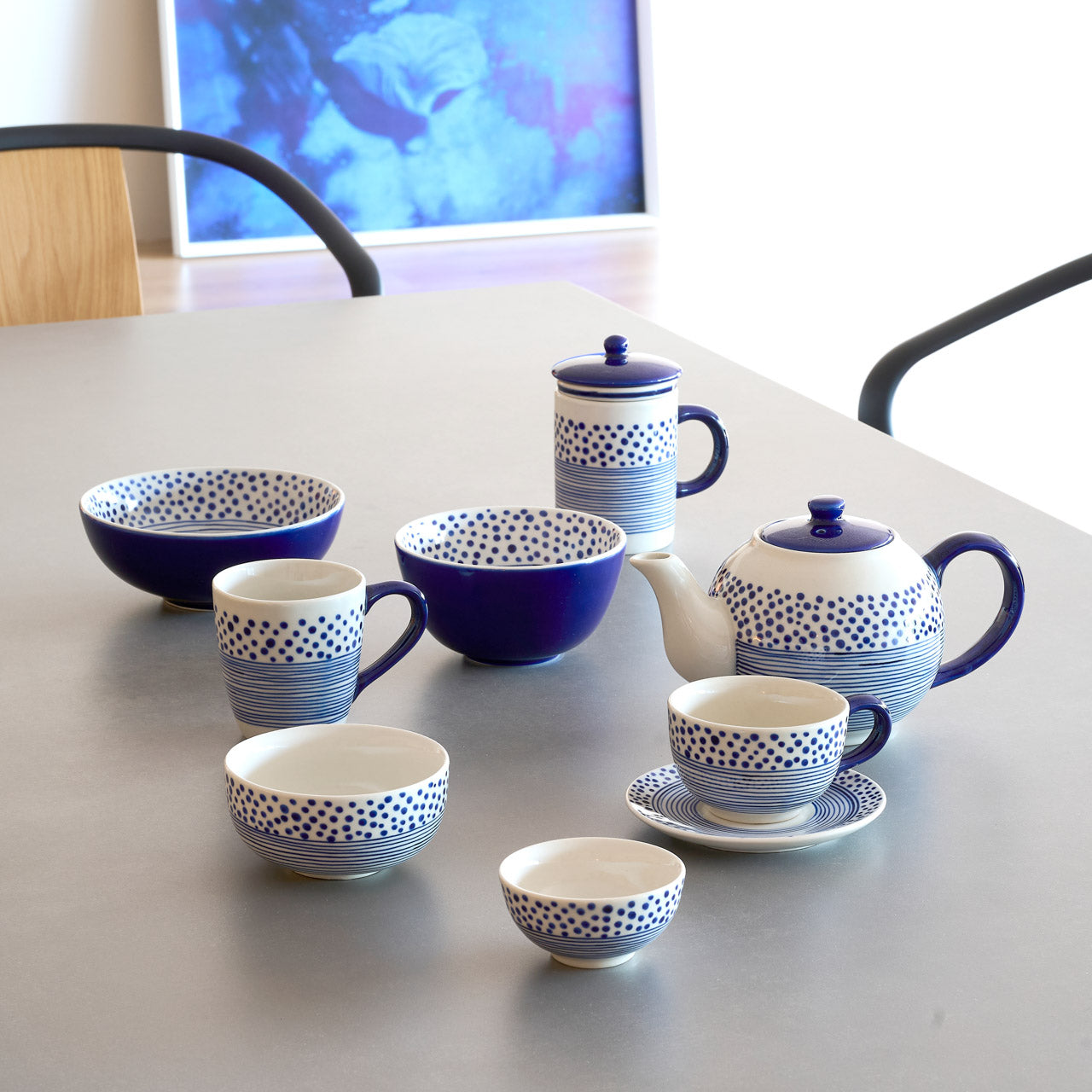 Mug Dot Stripes ceramica