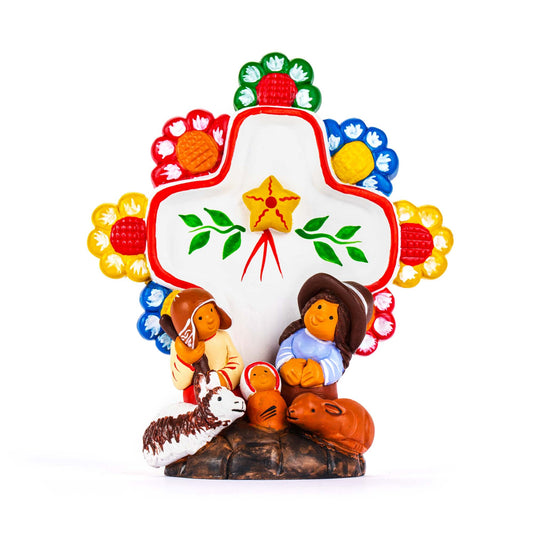 Presepe Croce Gloriosa ceramica