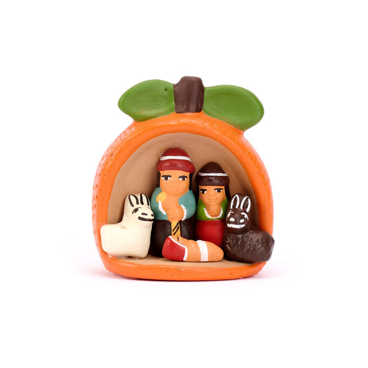 Presepe Mandarino ceramica