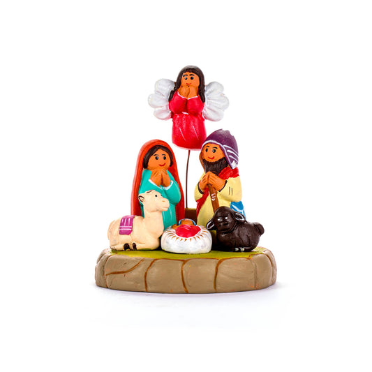 Presepe Volo D'Angelo ceramica