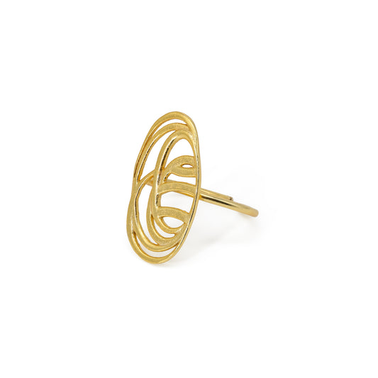 Anello Doodle ottone