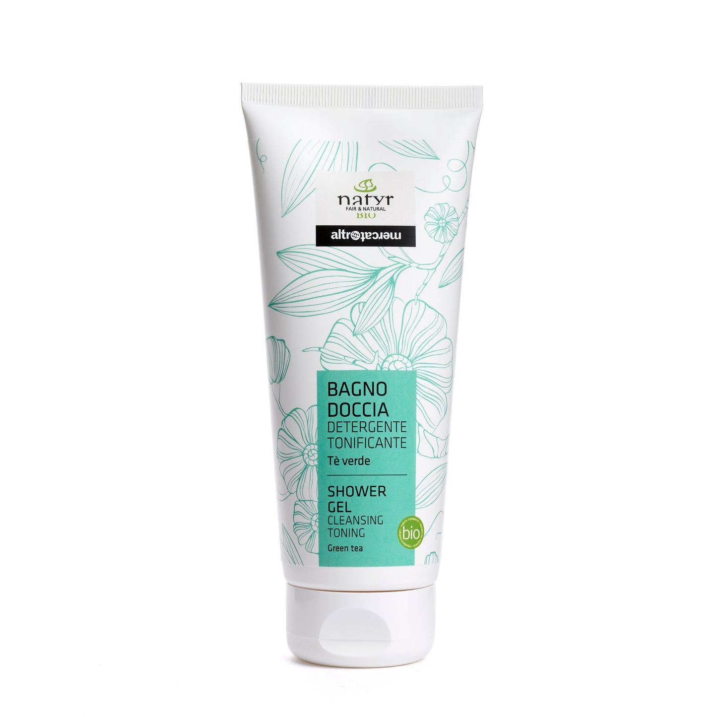 Bagnodoccia detergente tonificante tè verde - bio | 200 ml