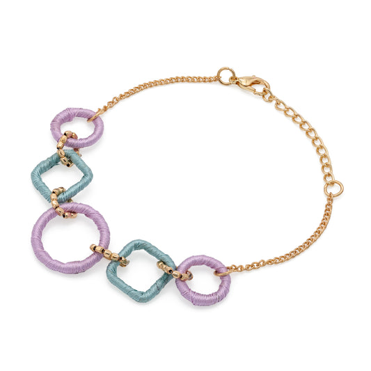 Bracciale Iris seta