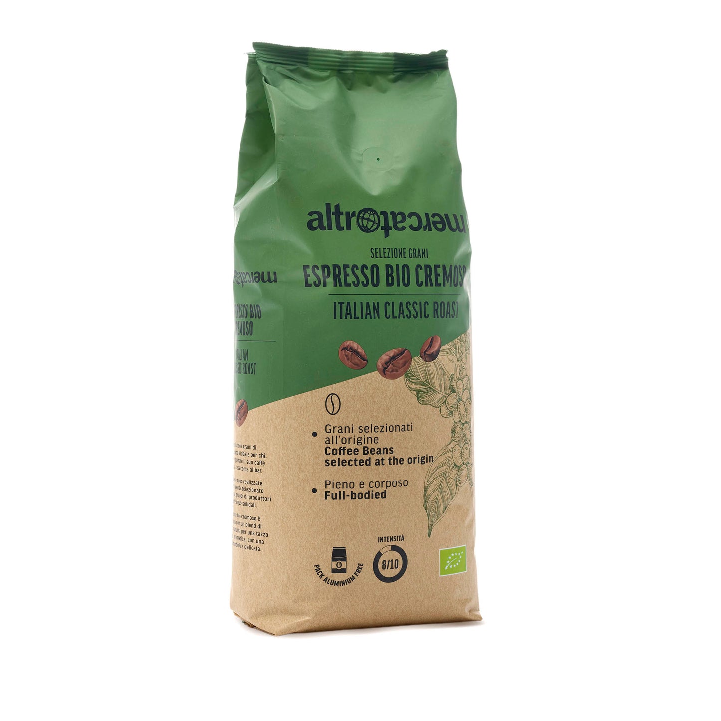 Caffè espresso cremoso in grani - bio | 1 kg