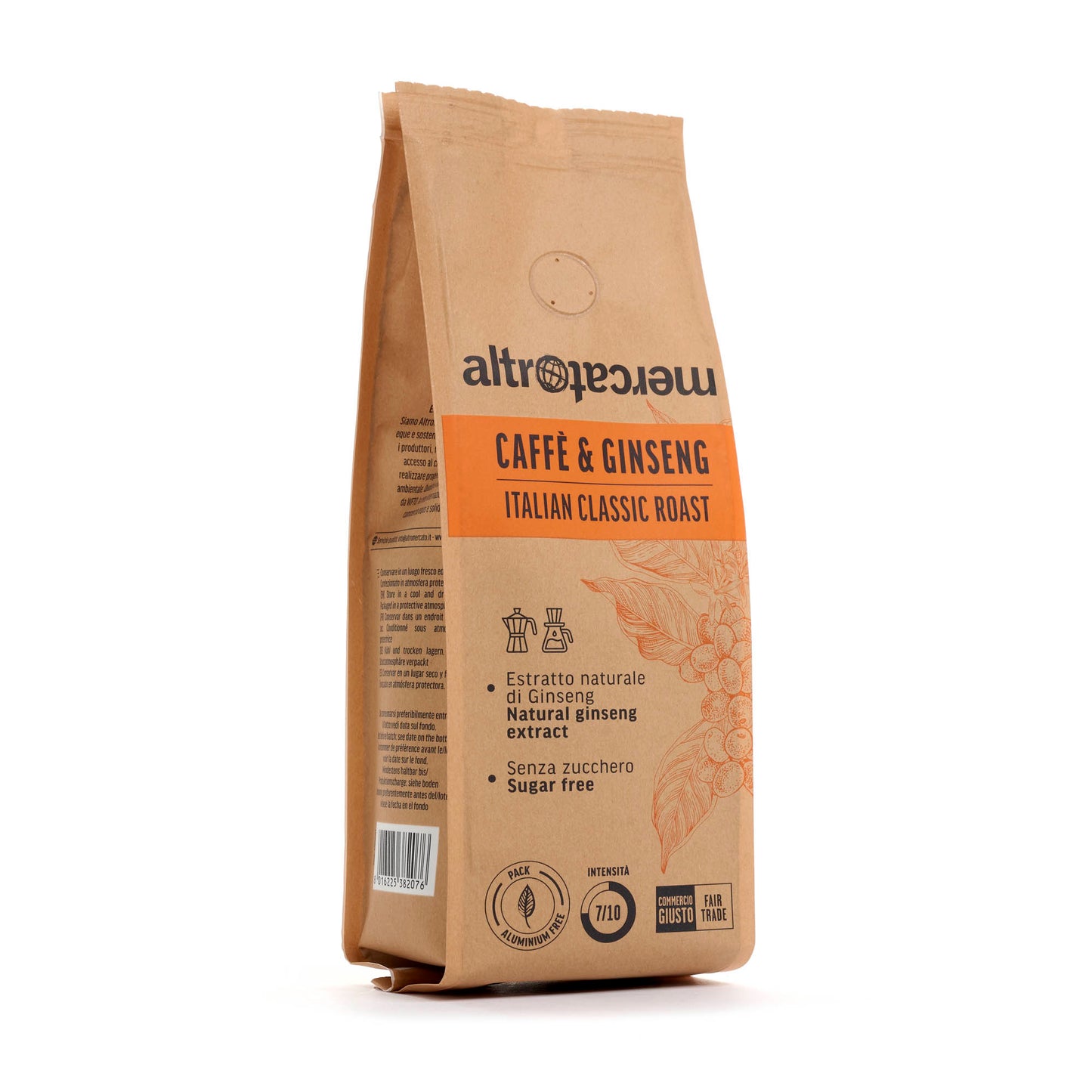 Caffè e ginseng moka e filtro | 200 g