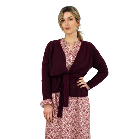 Cardigan Liquirizia alpaca