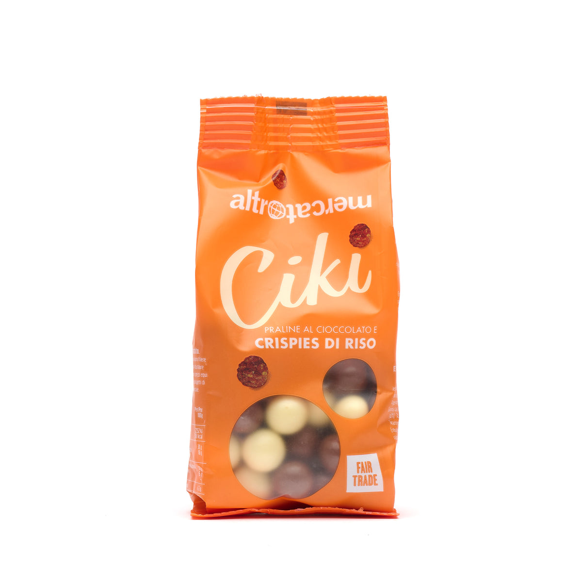 Ciki crispies di riso ricoperti al cioccolato | 100 g