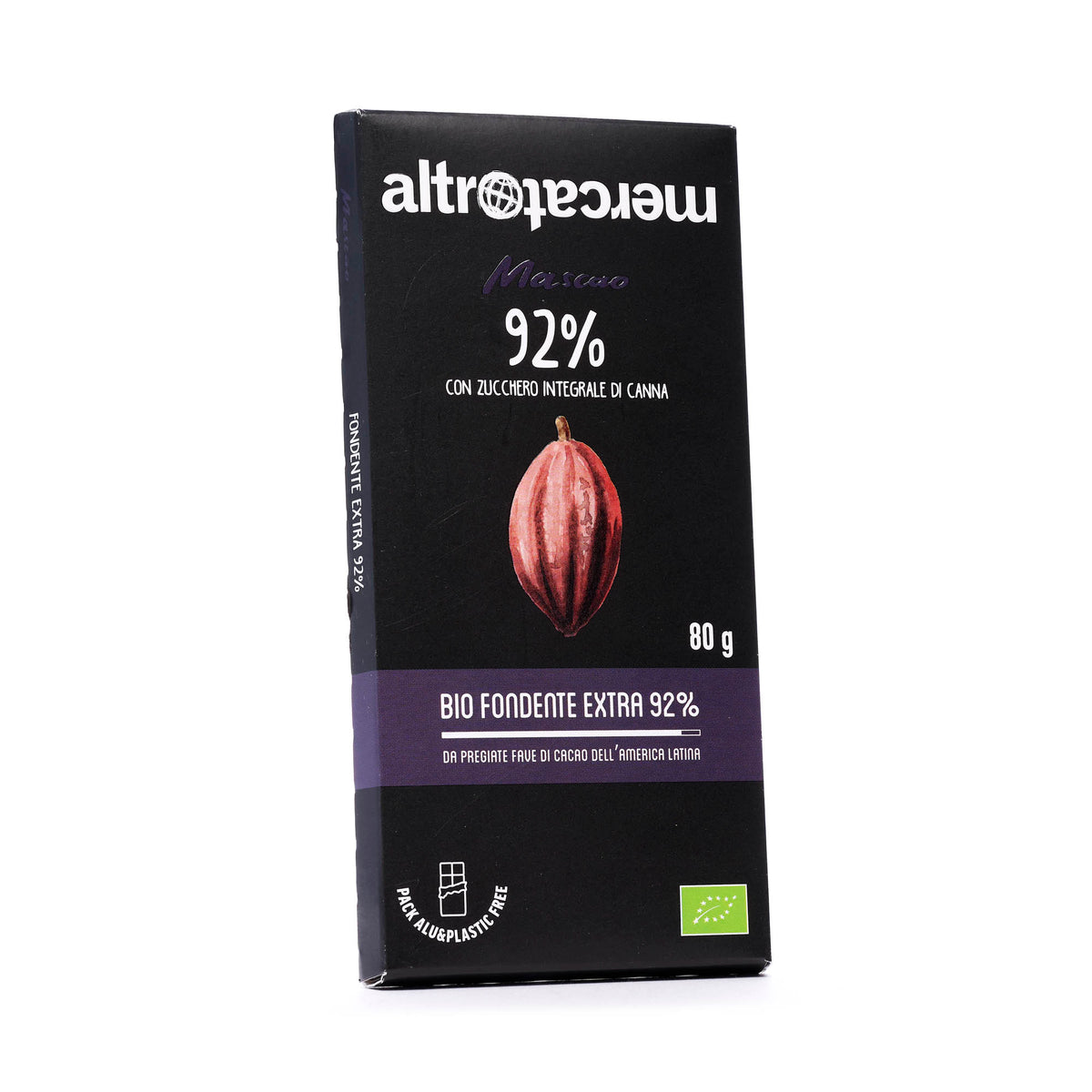 Cioccolato Mascao fondente extra 92% - bio | 80 g