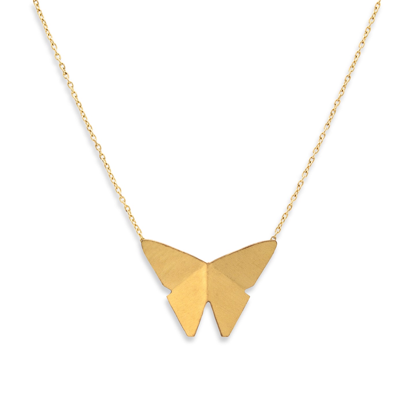 Collana Butterfly ottone