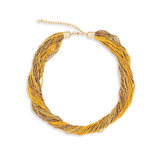 Collana Saffron vetro