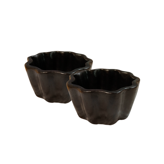 Coppia di stampini per dolci Sweet terracotta Lombok