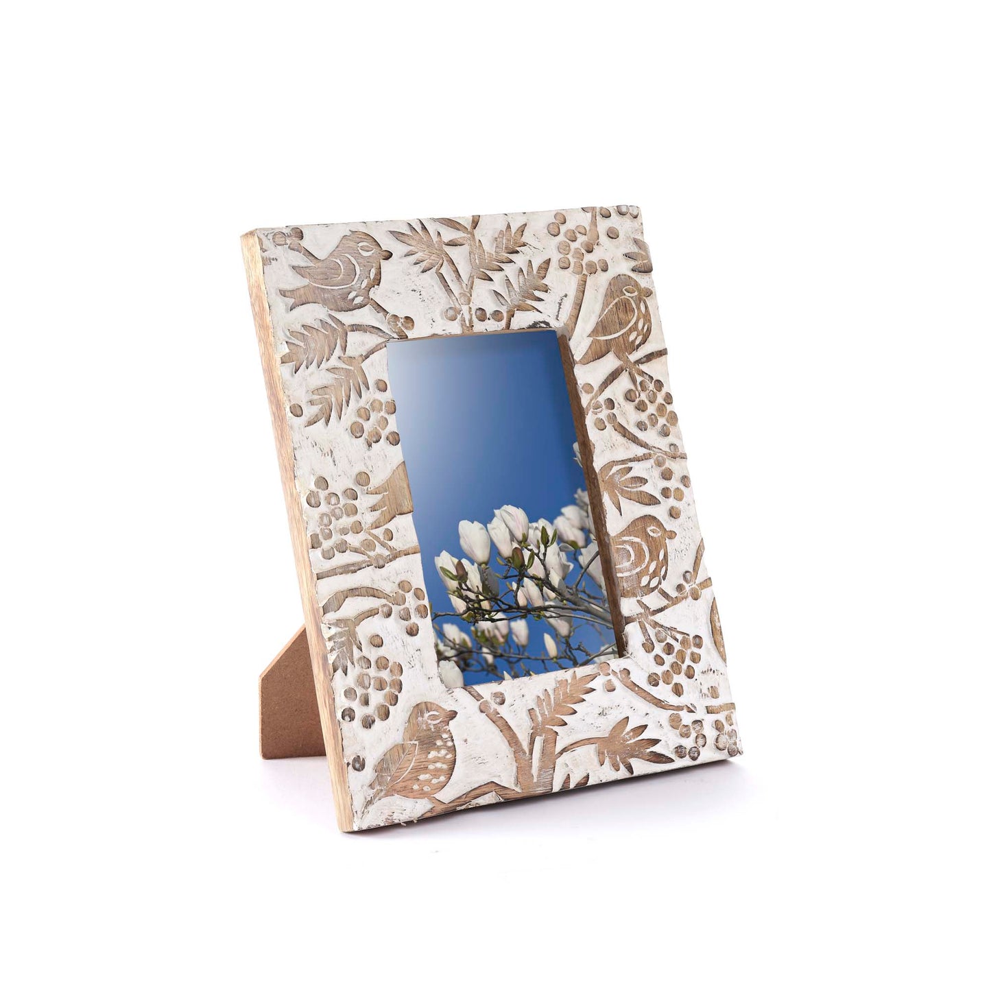 Cornice Fronde legno