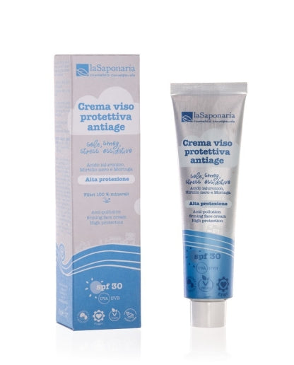 Crema viso protettiva antiage SPF 30 - bio | 40 ml