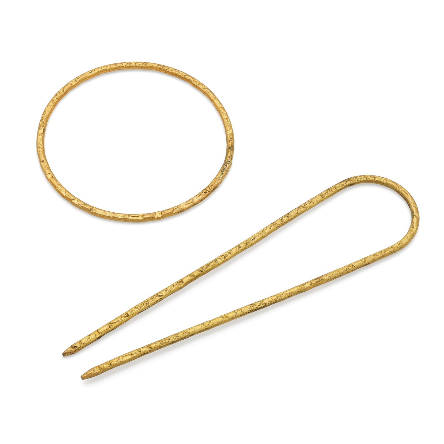Fermacapelli Cruna ottone