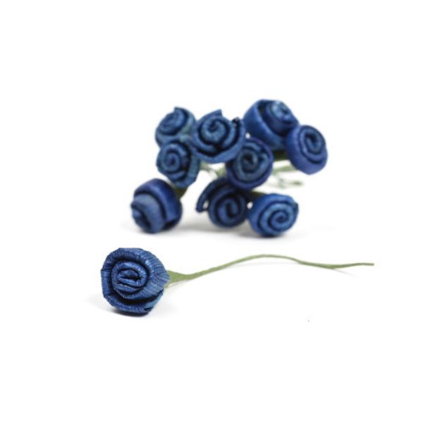 Kit 10 fiorellini Corn Rose in foglia di mais