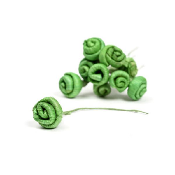 Kit 10 fiorellini Corn Rose in foglia di mais