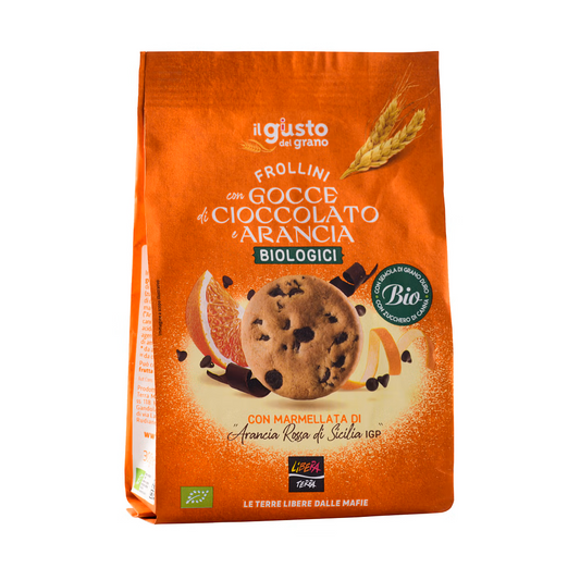 Frollini gocce cioccolato arancia - bio | 300 g