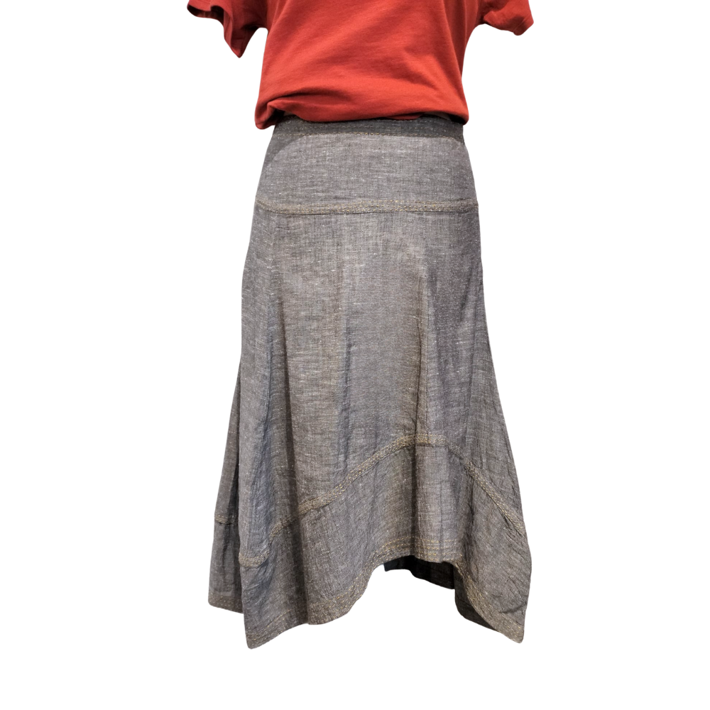 Gonna Sciamana cotone e lino tg. XS