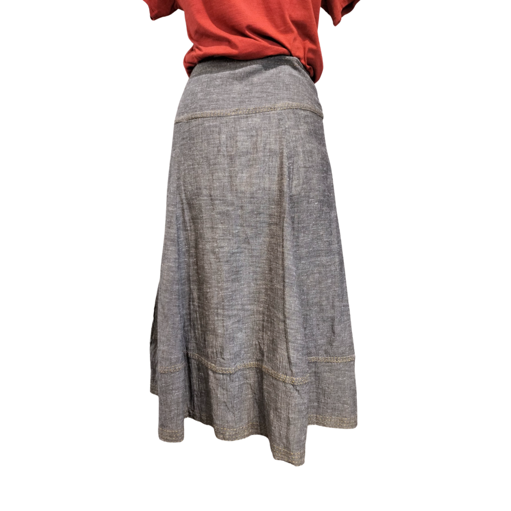 Gonna Sciamana cotone e lino tg. XS