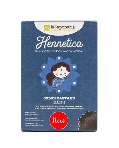 Henné castagno scuro Ratri - bio |  100g