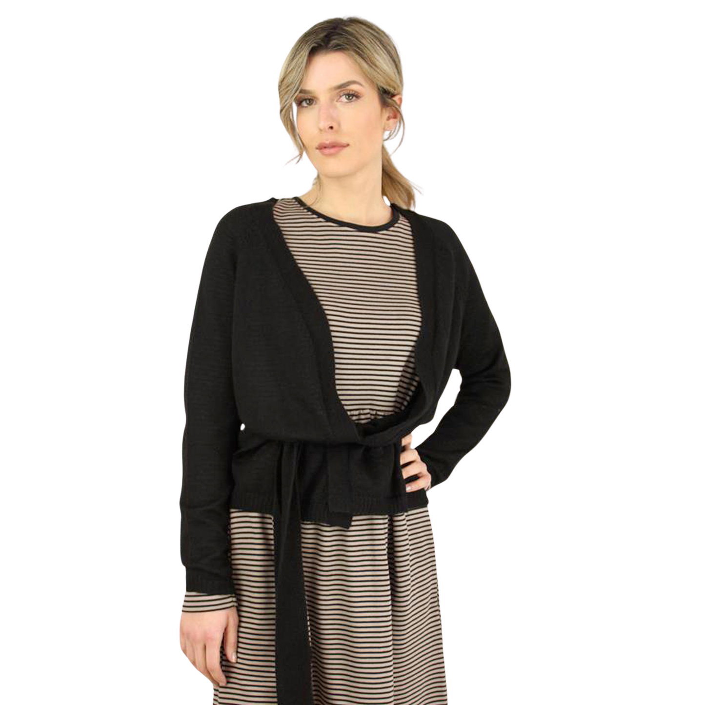 Cardigan Liquirizia alpaca