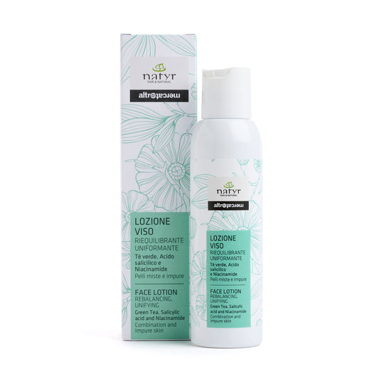 Lozione tonica viso riequilibrante uniformante tè verde | 150 ml