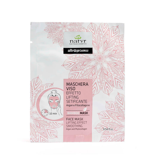 Maschera viso in tessuto effetto lifting argan e fitocollagene