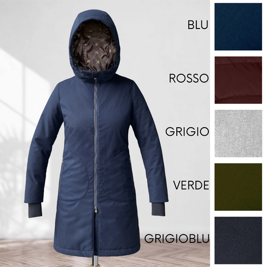 Parka termico lungo donna